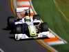 JENSON BUTTON 2009 WORLD CHAMPION, 2009 Bahrain Grand Prix - Domenica
Bahrain International Circuit, Sakhir, Bahrain
26th April 2009
Jenson Button, Brawn GP BGP001 Mercedes crosses the line to win the race to the cheers of his team. Action.
World Copyright: Charles Coates/LAT Photographic
ref: Digital Image _26Y0648